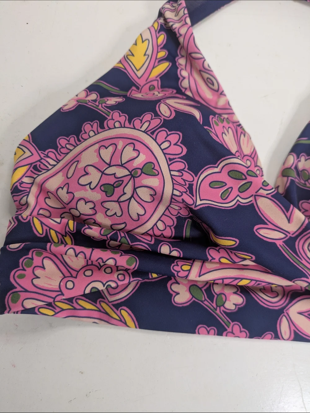 Boden Bikini Levanzo Halter Bikini Navy Paisley Terrace Size 6
